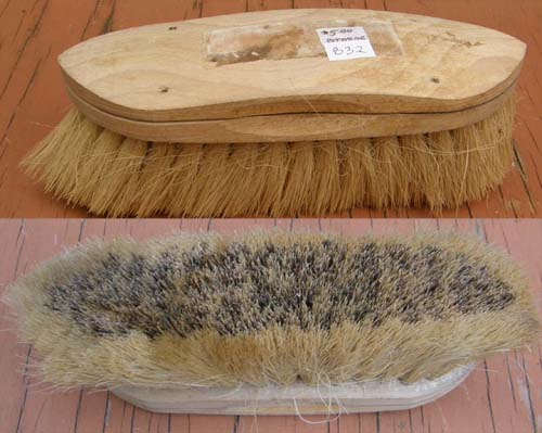 stiff brush & soft brush